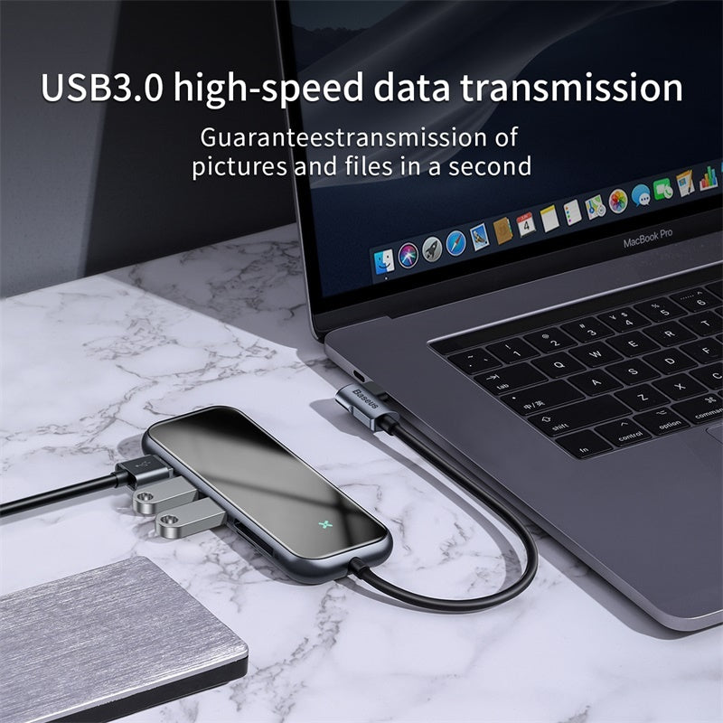 Stacja dokująca 5w1 USB-C z HDMI i szybkim ładowaniem PD