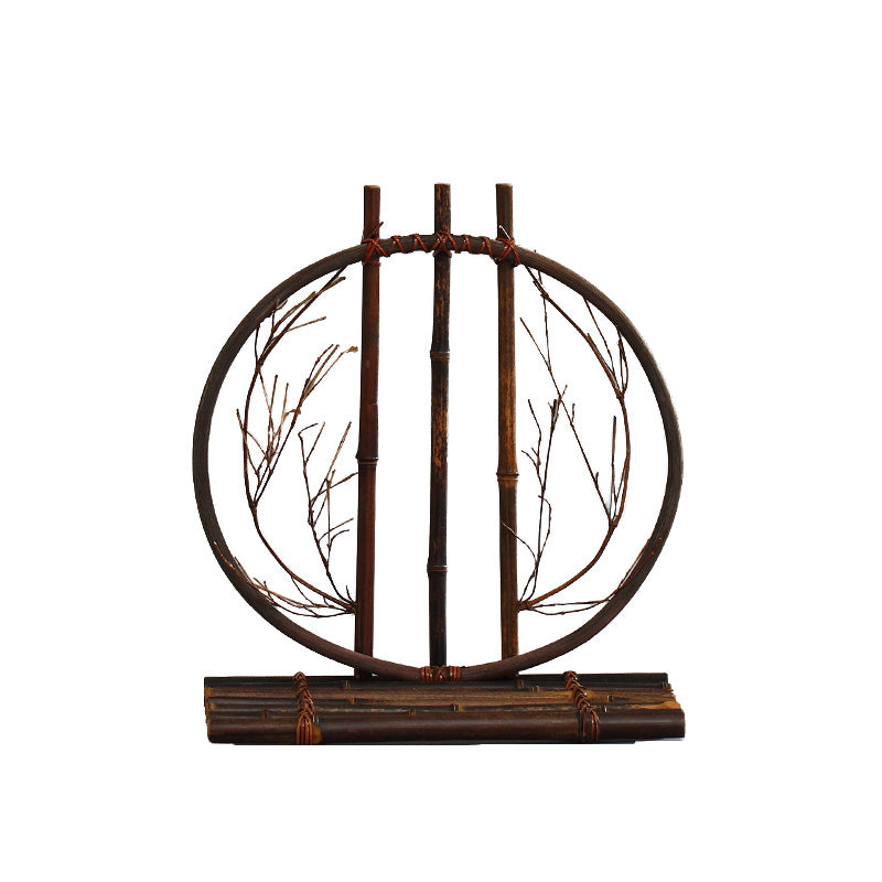 Wazon bambusowy Ikebana „Pod Księżycem” – minimalistyczna dekoracja