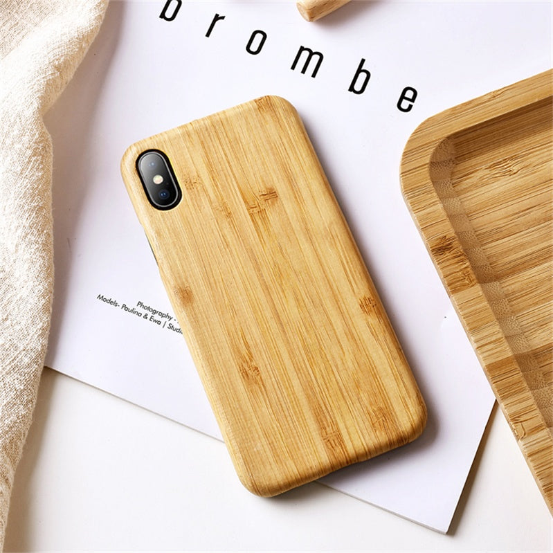 Bambusowe Etui do iPhone-Naturalna Ochrona  w Stylu Minimalistycznym