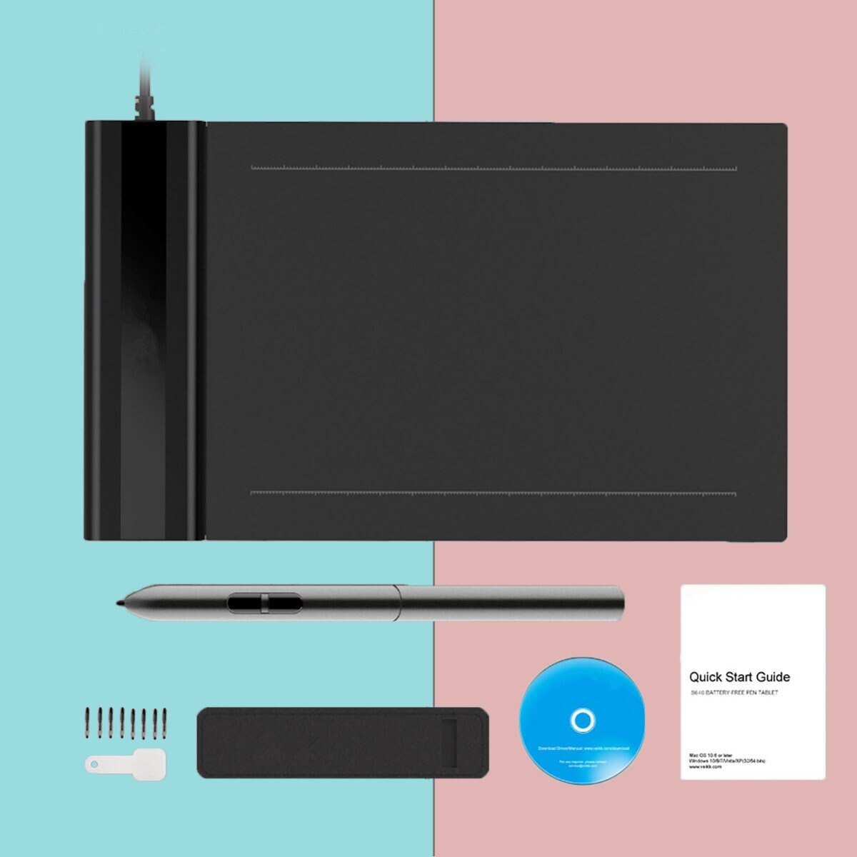 Tablet graficzny S640 – elektroniczna tablica rysunkowa z precyzyjnym piórem USB