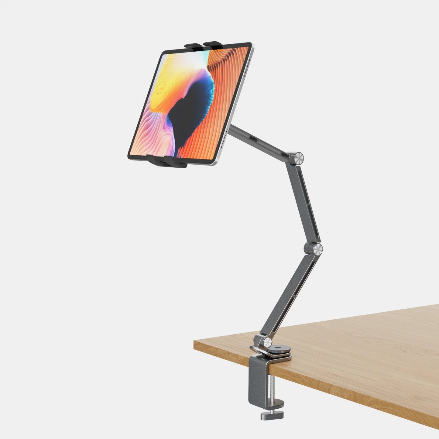 Aluminiowy stolik pod laptopa z regulacją 360 do biura i nauki zdalnej