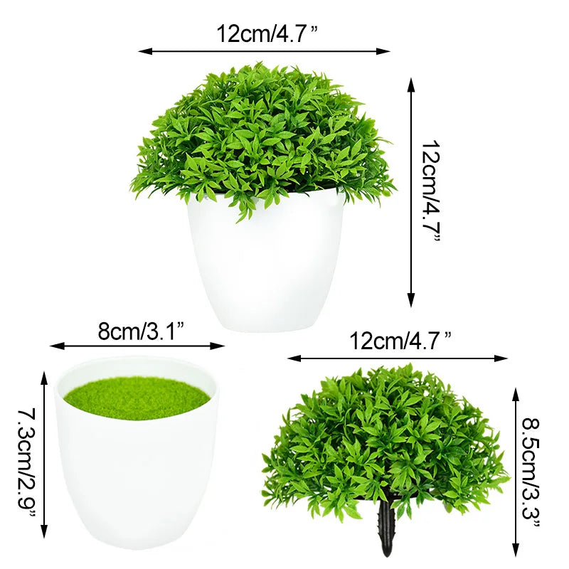 Sztuczna Roślina Bonsai Zielona – Dekoracja do Wnętrz Domowych i Biurowych