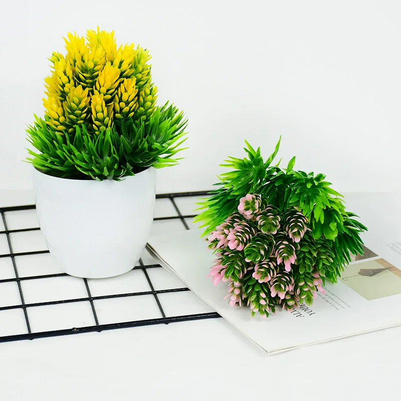 Sztuczna Roślina Bonsai Zielona – Dekoracja do Wnętrz Domowych i Biurowych