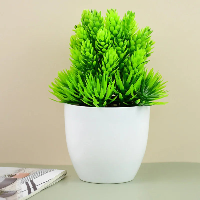 Sztuczna Roślina Bonsai Zielona – Dekoracja do Wnętrz Domowych i Biurowych