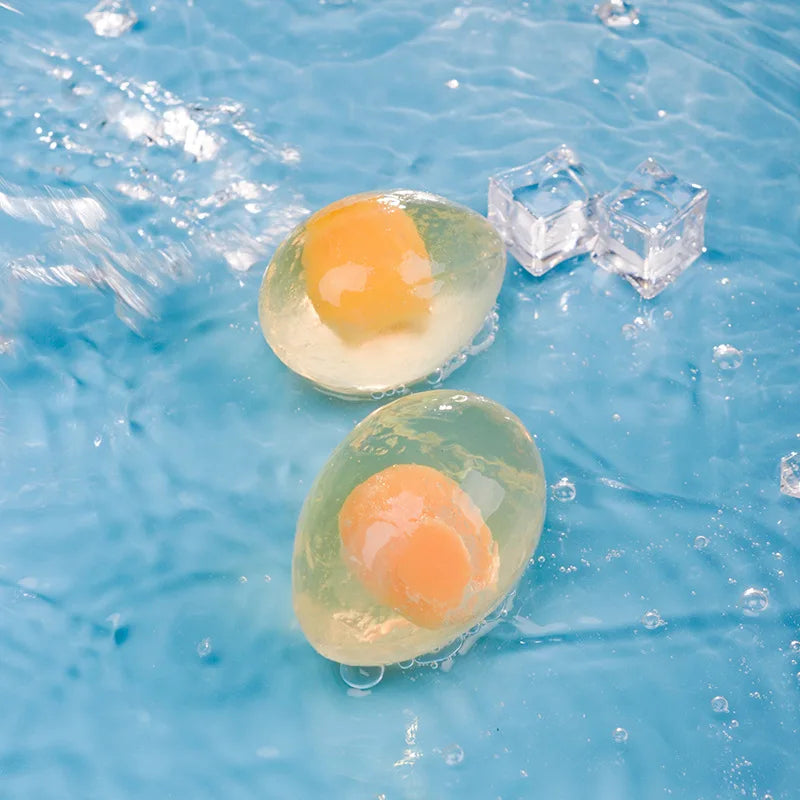 Naturalne mydło kolagenowe z jajkiem 80g — delikatne do codziennego użytku