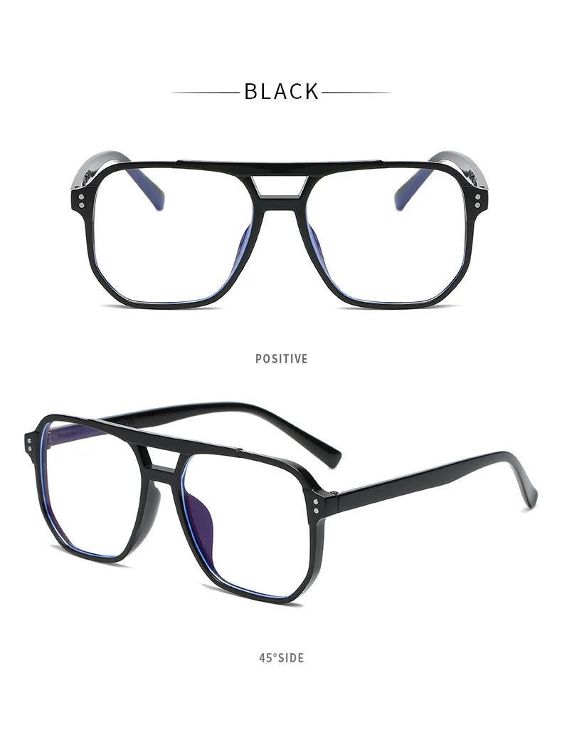 Okulary z filtrem Blue Light – Transparentna oprawka do pracy z ekranem