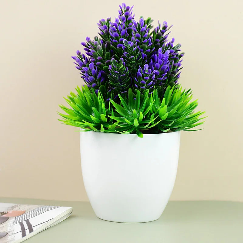 Sztuczna Roślina Bonsai Zielona – Dekoracja do Wnętrz Domowych i Biurowych