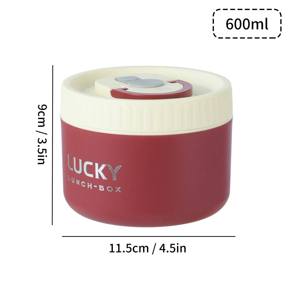 Lunchbox termiczny. Stal nierdzewna różne pojemności szczelny pojemnik na ciepłe posiłki