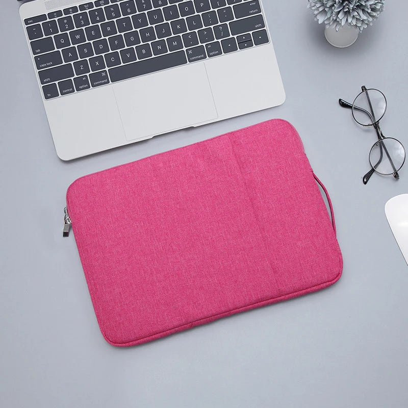 Denimowa Torba na Laptopa-Etui  13-16 cali z Zamkiem Błyskawicznym