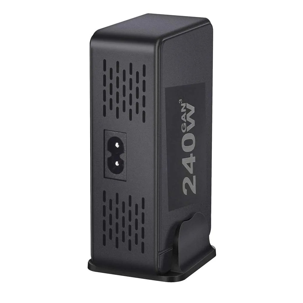 Wieloportowa ładowarka USB z szybkim ładowaniem i kompaktową konstrukcją