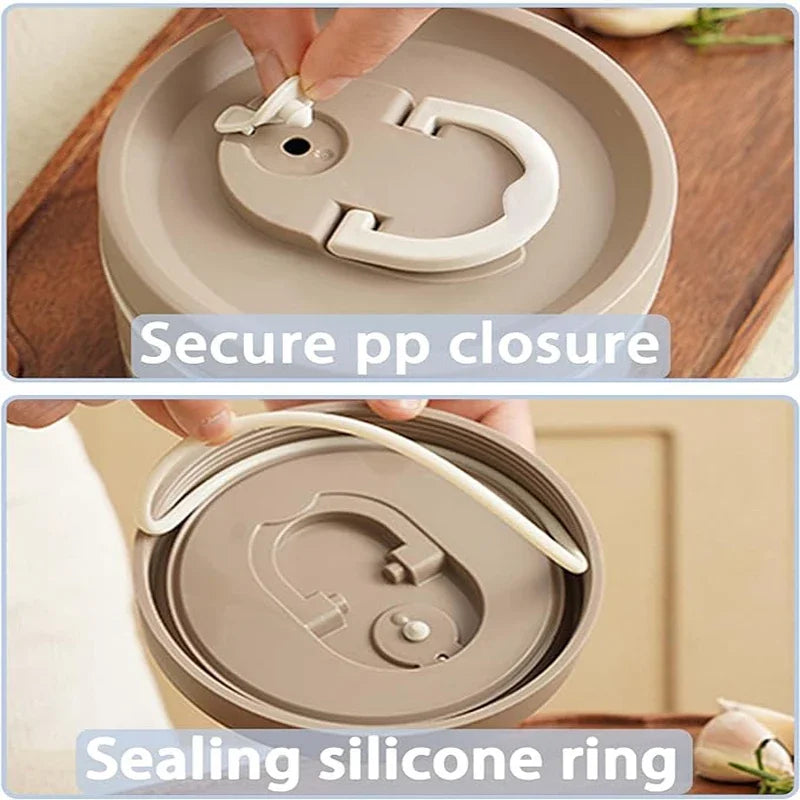 Lunchbox Termiczny 3-warstwowy z Izolacją i Uchwytami do Przenoszenia