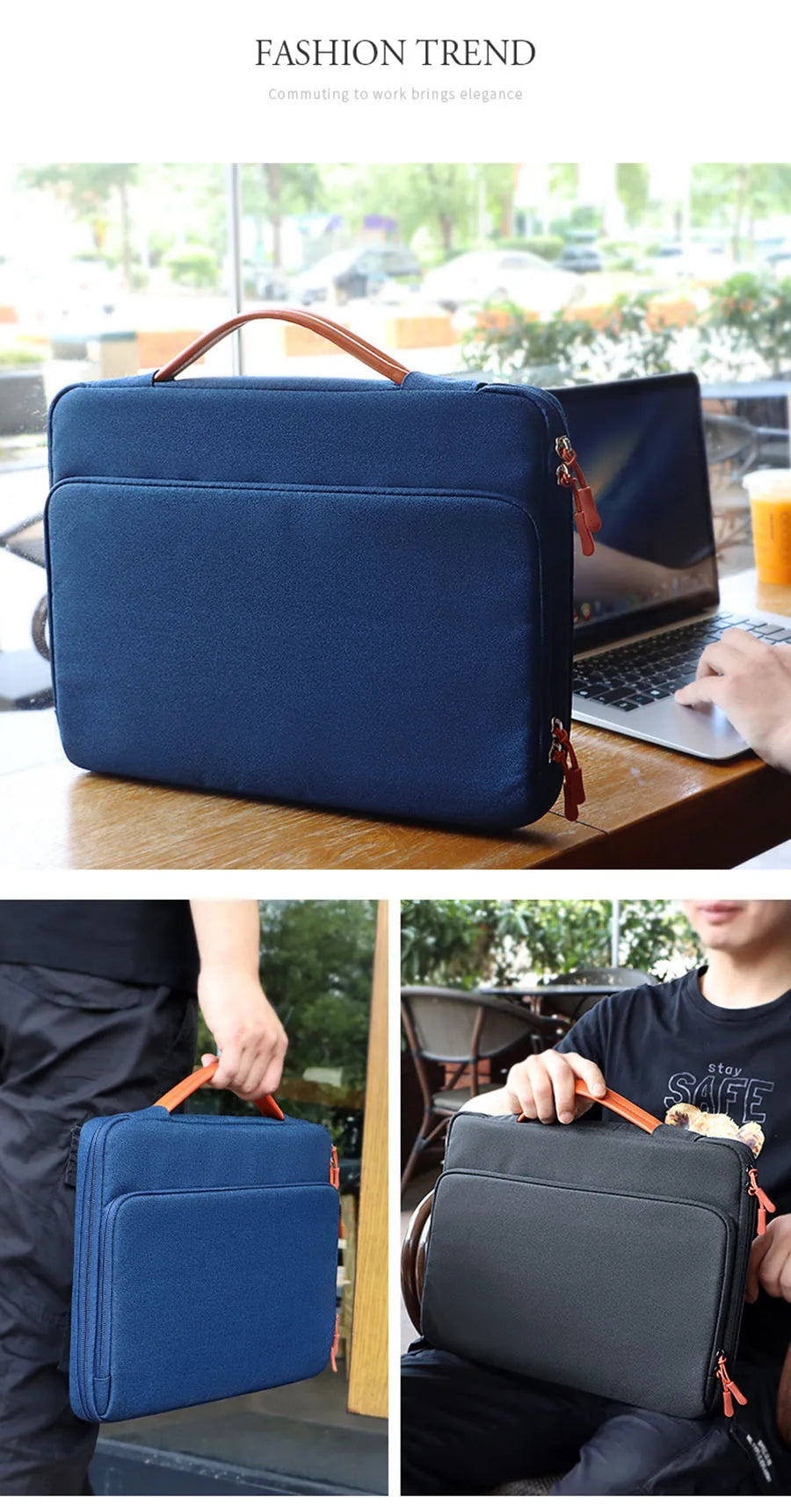 Torba na laptopa 13-15 cali-wodoodporna,z kieszeniami