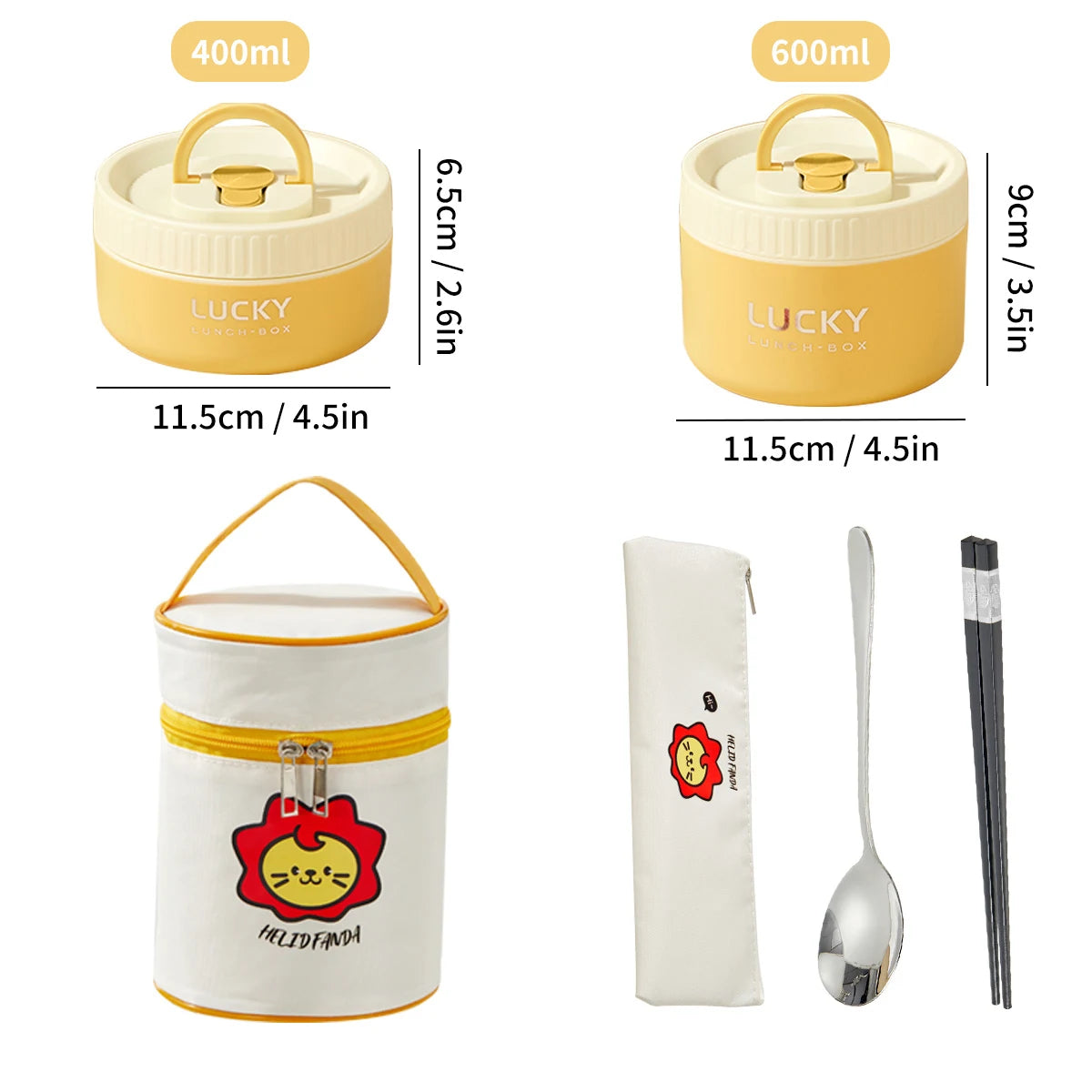 Lunchbox termiczny. Stal nierdzewna różne pojemności szczelny pojemnik na ciepłe posiłki