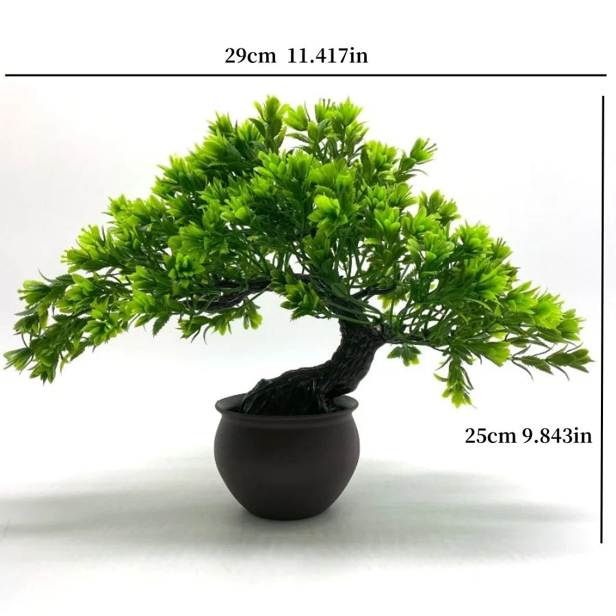 Dekoracyjne Drzewko Bonsai-Sztuczna Roślina do domu i Biura