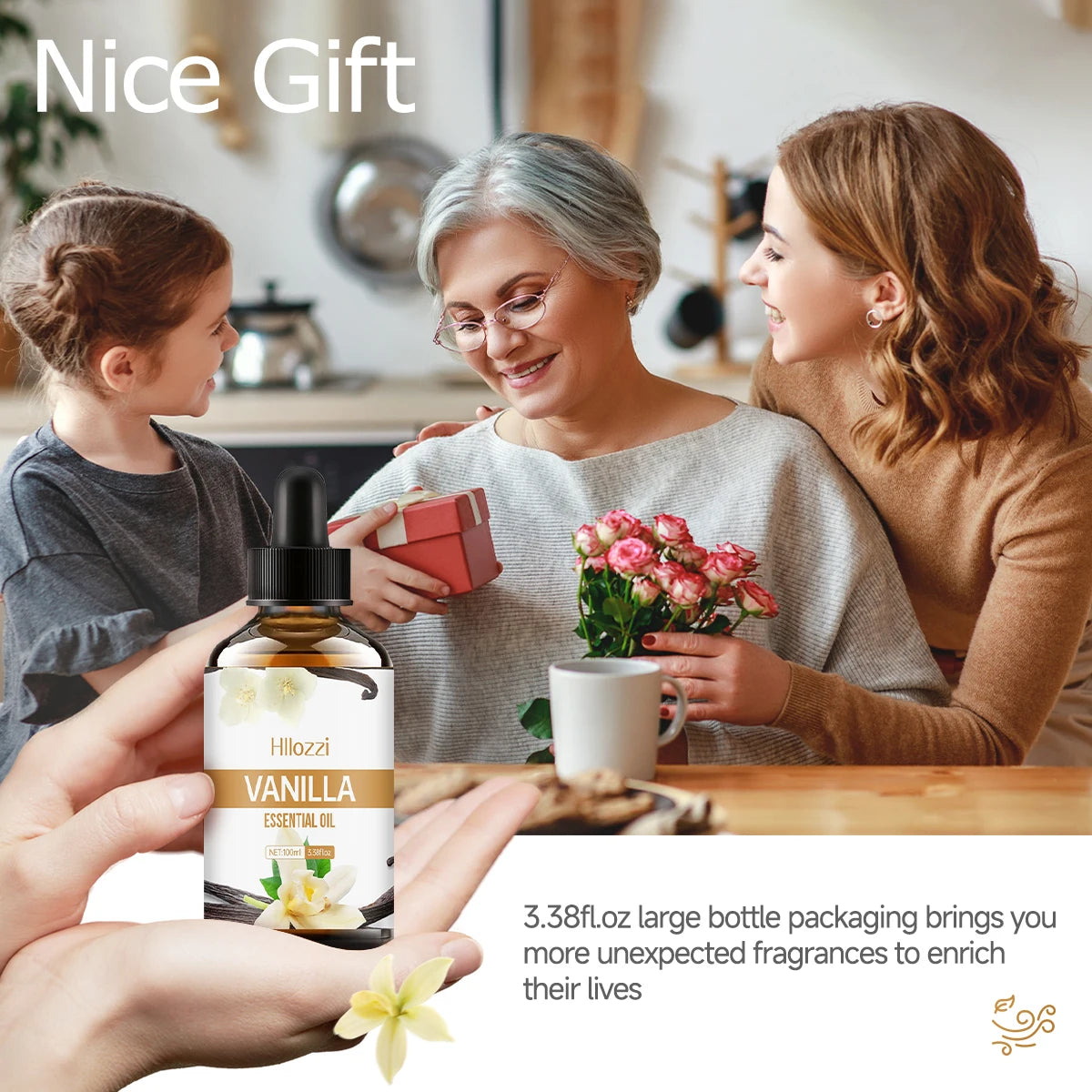 Naturalny olejek eteryczny o zapachu wanilii