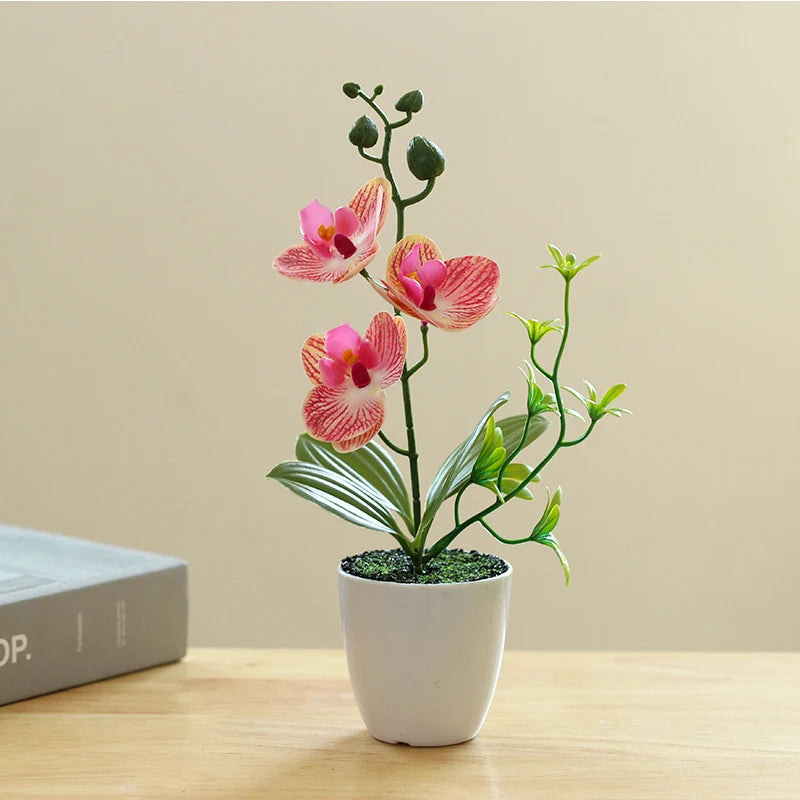Sztuczna Orchidea w Doniczce – Dekoracja do Pomieszczeń