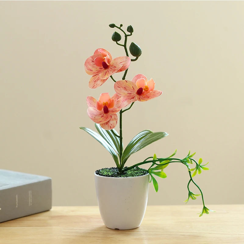 Sztuczna Orchidea w Doniczce – Dekoracja do Pomieszczeń