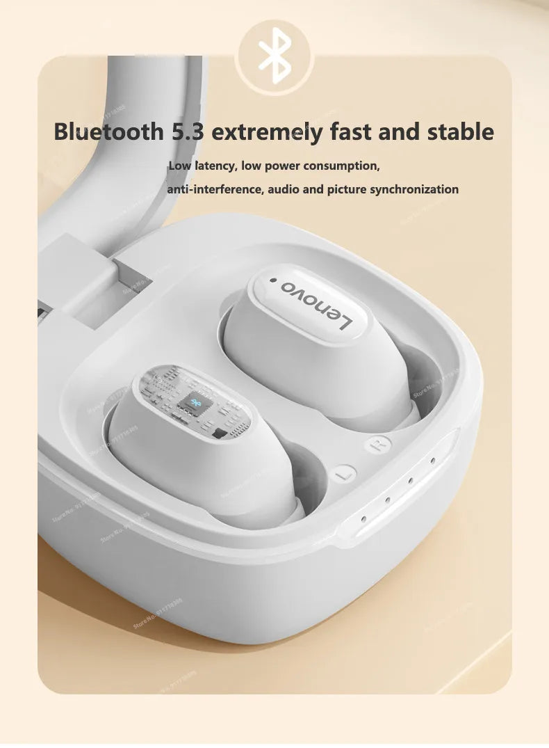 Tytuł: Bezprzewodowe słuchawki Bluetooth 5.3 z mikrofonem i redukcją hałasu