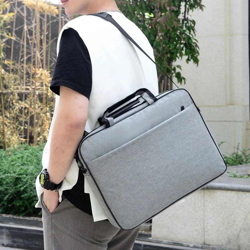 Torba na Laptopa 15,6-17 cali z paskiem na ramię-Lekka,wodoodporna,unisex