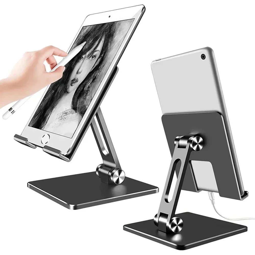 Aluminiowa podstawka pod tablet i laptop z regulacją wysokości i kąta obrotu 360°