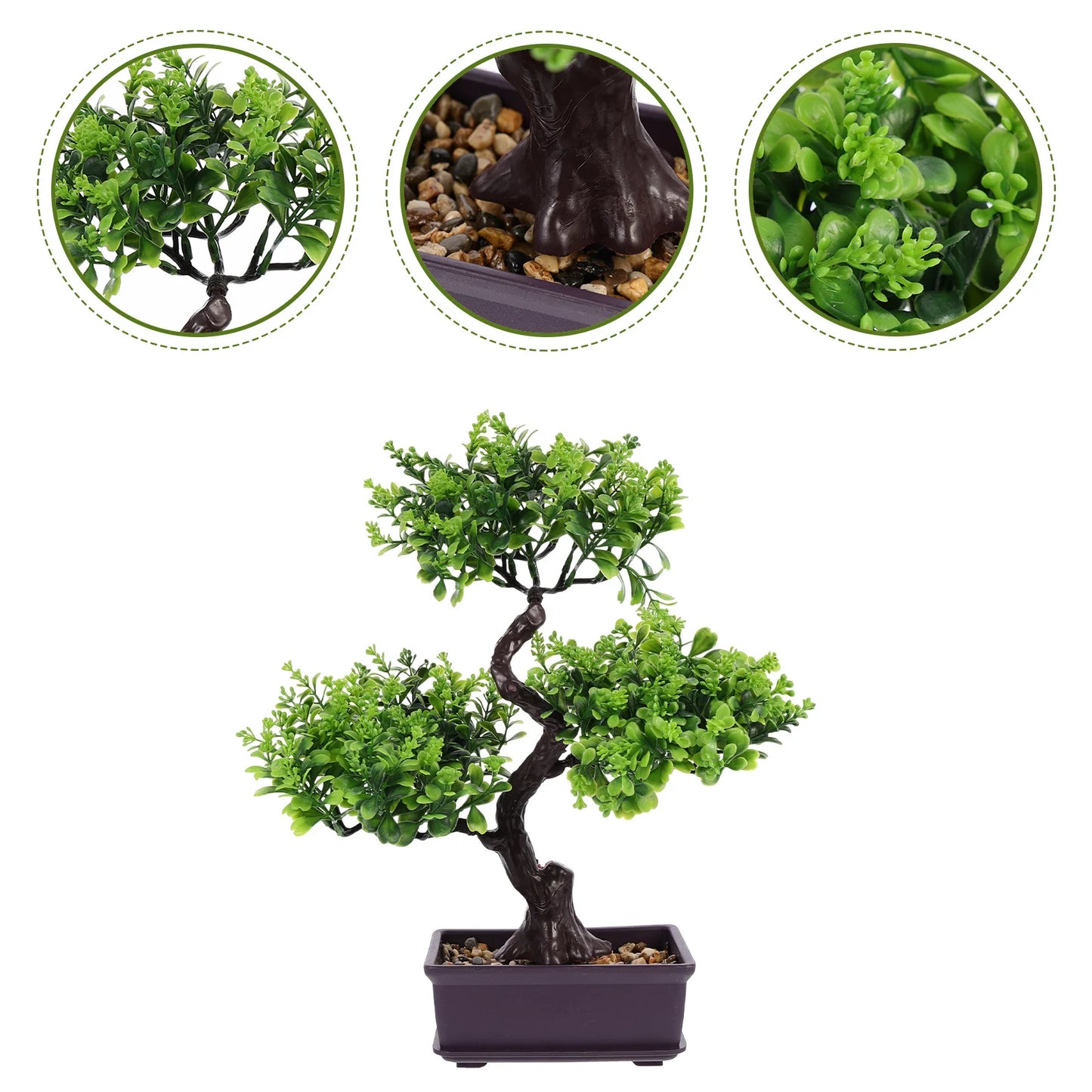 Sztuczna Roślina Bonsai – Dekoracja Kolorowa do Wnętrz