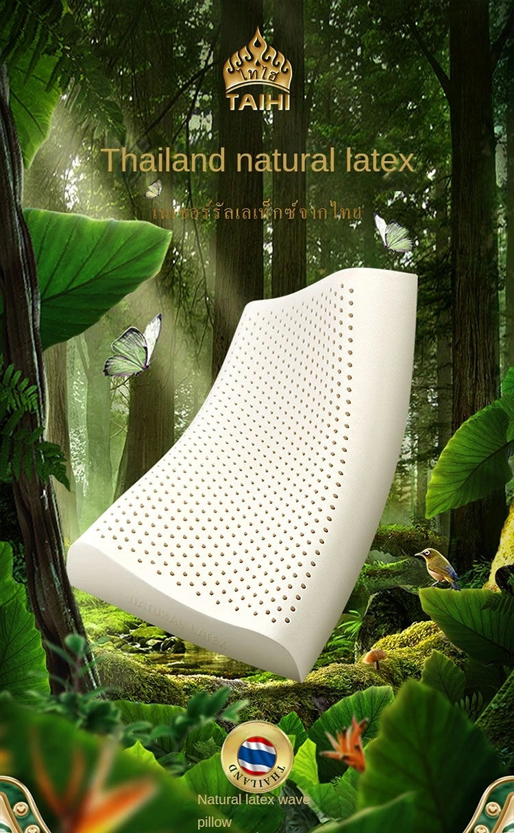 Poduszka lateksowa z Tajlandii TAIHI – naturalny lateks do codziennego użytku