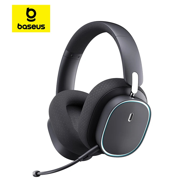 Słuchawki gamingowe z mikrofonem, Bluetooth 5.3, przewodowe i bezprzewodowe, 40 mm, do gier i transmisji