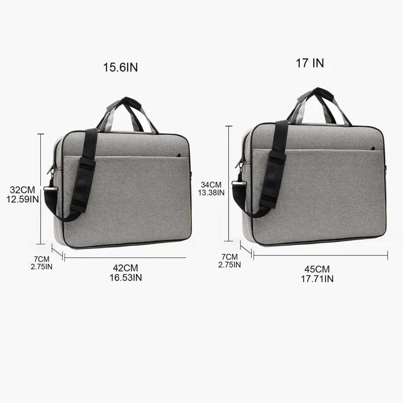 Torba na Laptopa 15,6-17 cali z paskiem na ramię-Lekka,wodoodporna,unisex