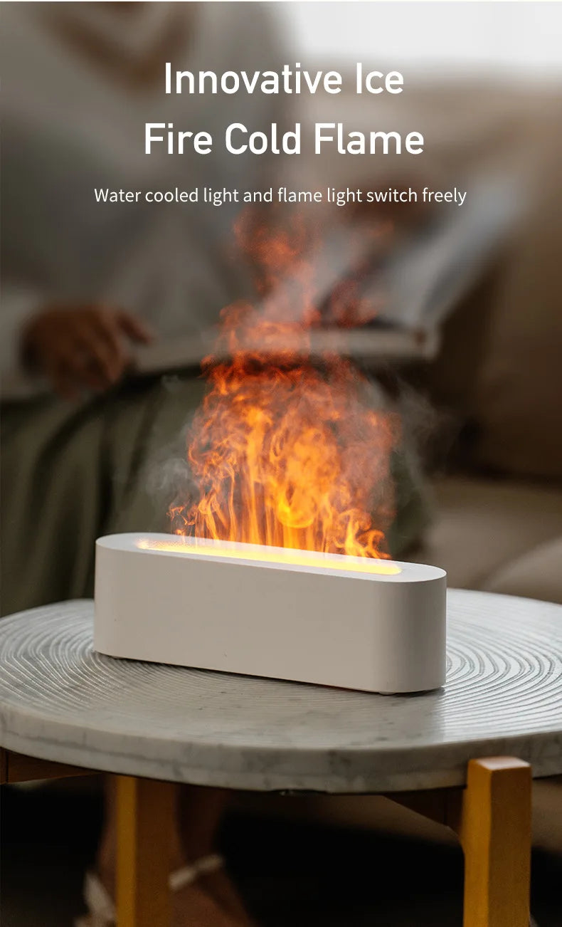 Nawilżacz Powietrza z Efektem Świetlnym RGB i Możliwością Dodania Olejków Eterycznych USB