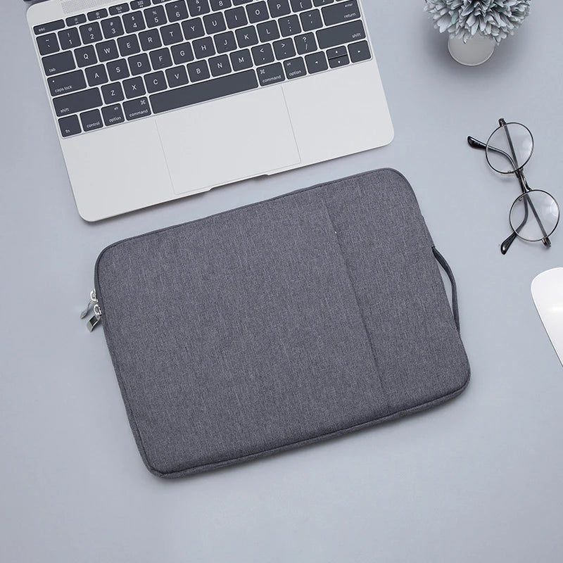 Denimowa Torba na Laptopa-Etui  13-16 cali z Zamkiem Błyskawicznym
