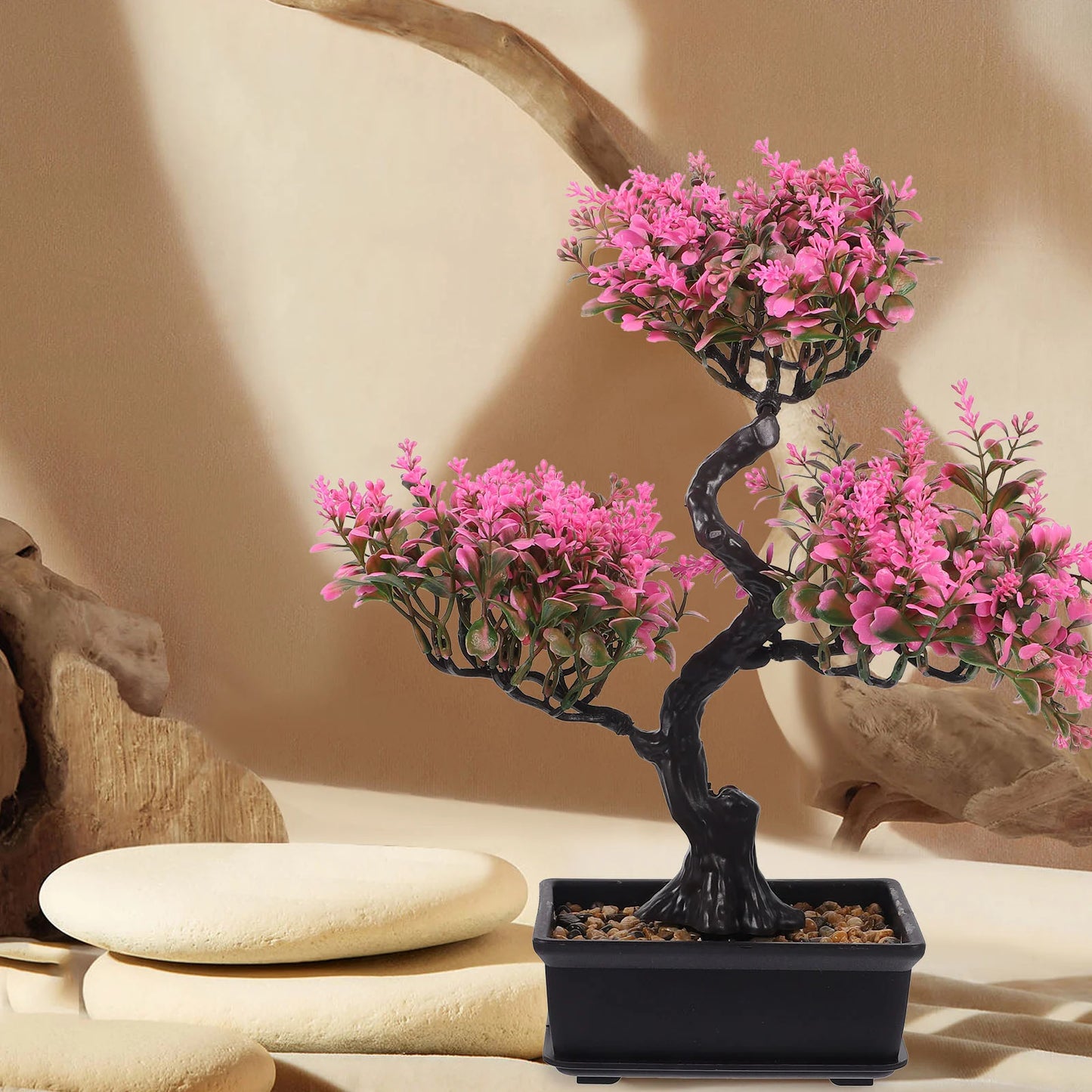Sztuczna Roślina Bonsai – Dekoracja Kolorowa do Wnętrz