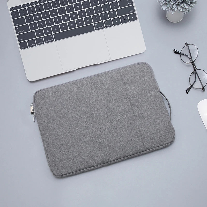 Denimowa Torba na Laptopa-Etui  13-16 cali z Zamkiem Błyskawicznym