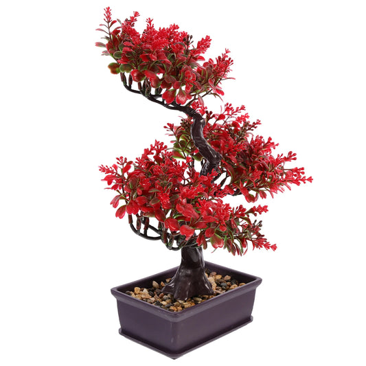 Sztuczna Roślina Bonsai – Dekoracja Kolorowa do Wnętrz