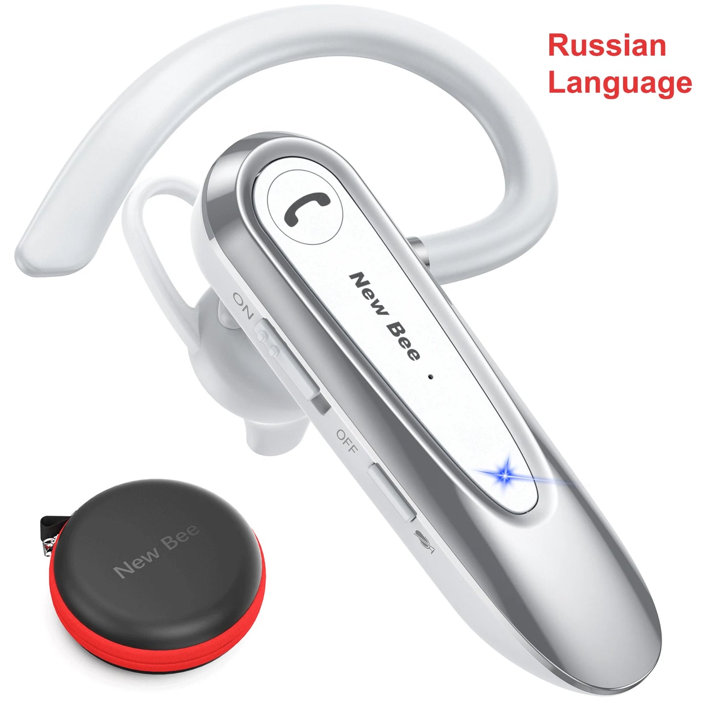 Słuchawka Bluetooth do rozmów – nowoczesny styl i długi czas pracy