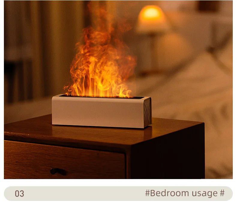 Nawilżacz Powietrza z Efektem Świetlnym RGB i Możliwością Dodania Olejków Eterycznych USB