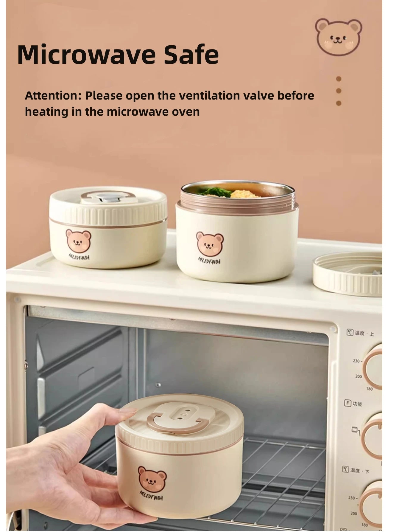 Lunchbox termiczny. Stal nierdzewna różne pojemności szczelny pojemnik na ciepłe posiłki