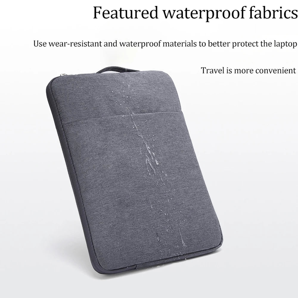 Denimowa Torba na Laptopa-Etui  13-16 cali z Zamkiem Błyskawicznym