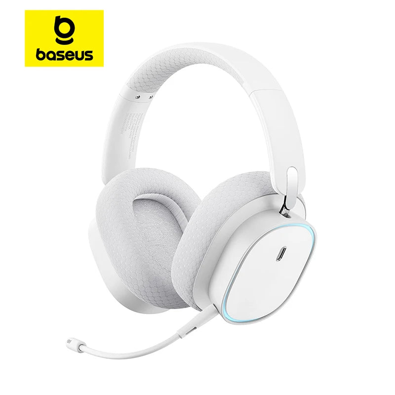Słuchawki gamingowe z mikrofonem, Bluetooth 5.3, przewodowe i bezprzewodowe, 40 mm, do gier i transmisji