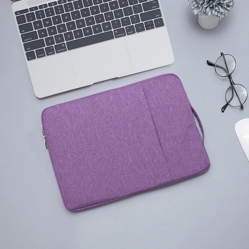 Denimowa Torba na Laptopa-Etui  13-16 cali z Zamkiem Błyskawicznym