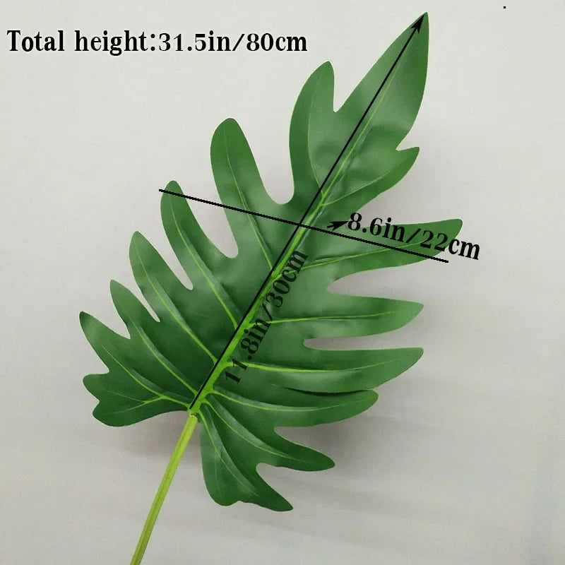 Sztuczna Roślina Monstera XL – Dekoracja Tropikalna do Wnętrz