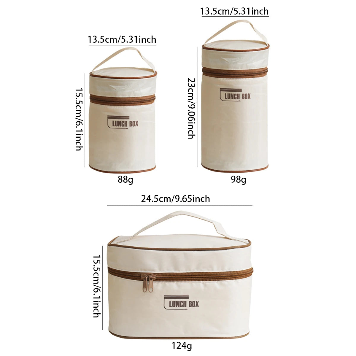 Lunchbox Stalowy z Torbą Termiczną – Dwuwarstwowy, Hermetyczny Pojemnik na Jedzenie