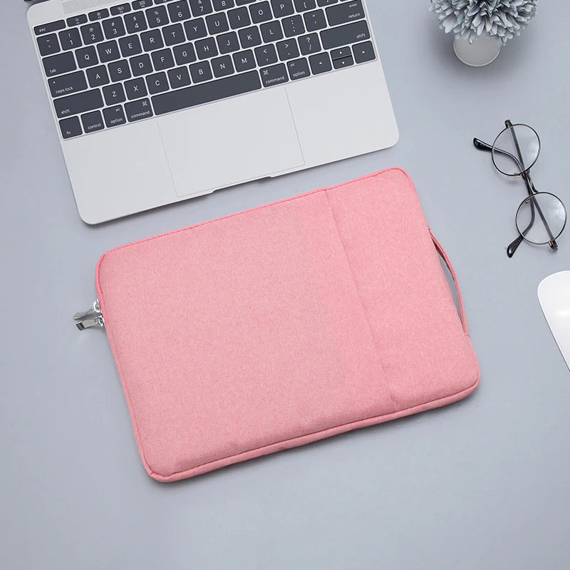 Denimowa Torba na Laptopa-Etui  13-16 cali z Zamkiem Błyskawicznym