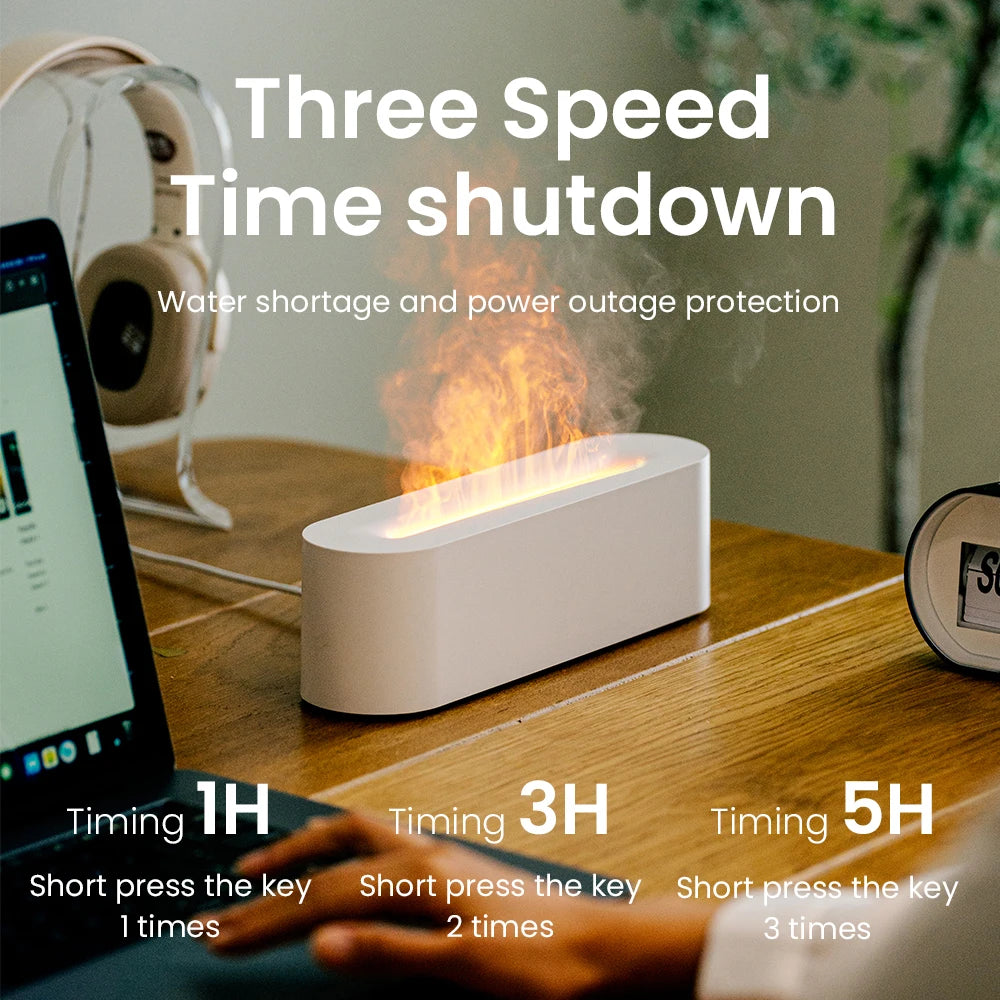 Nawilżacz Powietrza z Efektem Świetlnym RGB i Możliwością Dodania Olejków Eterycznych USB