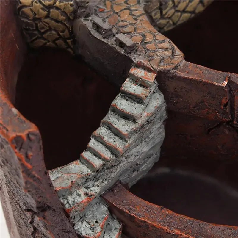 Mini doniczka domek z żywicy-kreatywna ozdoba do kwiatów i sukulentów