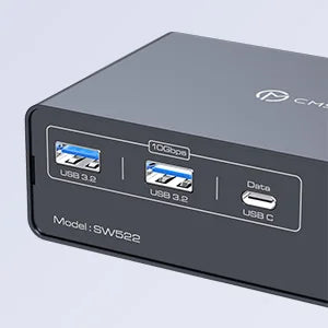 Stacja dokująca USB C z HDMI i DisplayPort-Dual Monitor dla Laptopa i PC