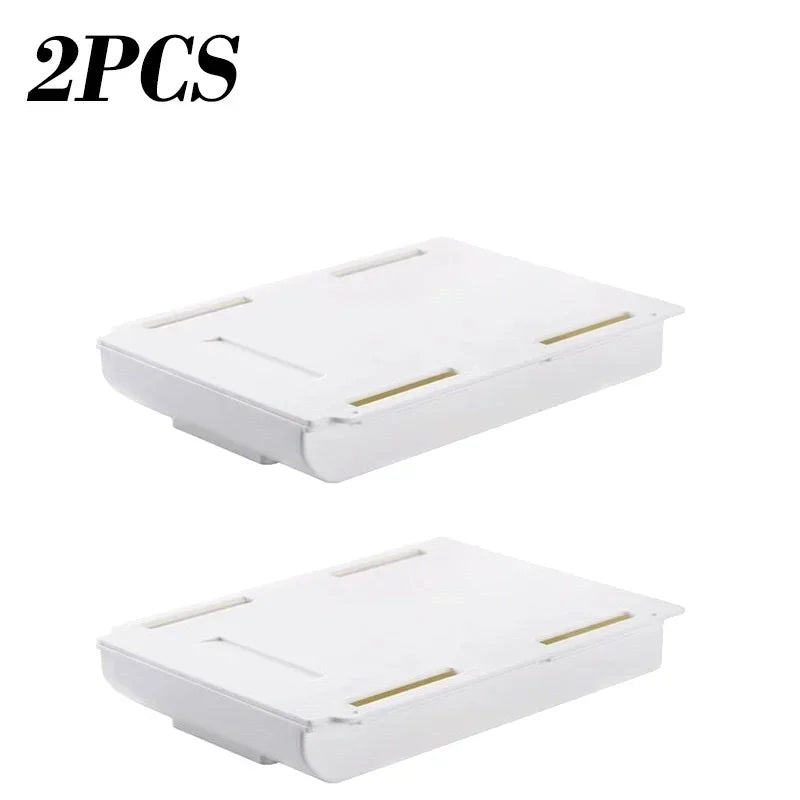 Organizer podblatowy na biurko – samoprzylepna szuflada na drobiazgi i przybory