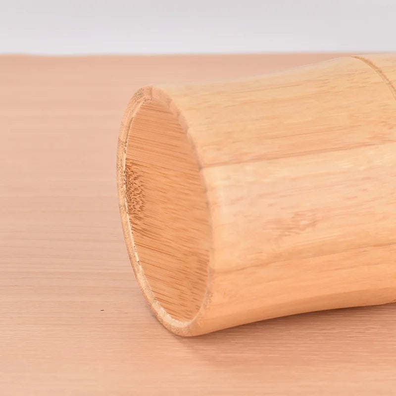 Butelka Szklana 500 ml z Rękawem Bambusowym-Borokrzemowe Szkło