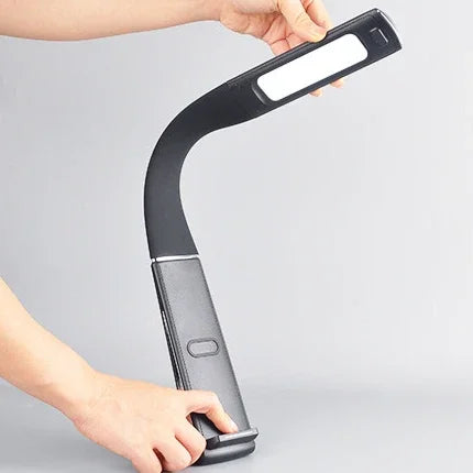 Nowoczesna minimalistyczna lampka biurkowa z ładowaniem bezprzewodowym USB 10W