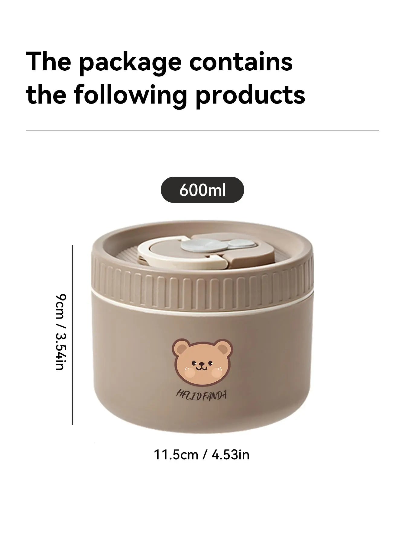 Lunchbox termiczny. Stal nierdzewna różne pojemności szczelny pojemnik na ciepłe posiłki