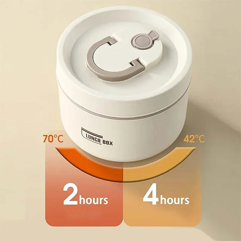 Lunchbox Termiczny 3-warstwowy z Izolacją i Uchwytami do Przenoszenia